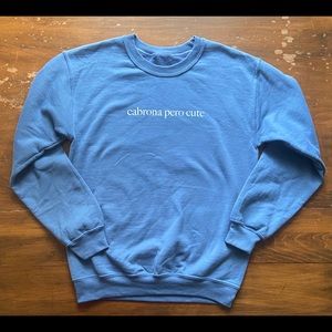 Jen Zeano Designs ‘Cabrona Pero Cute’ Sweatshirt Unixsex Sz Small